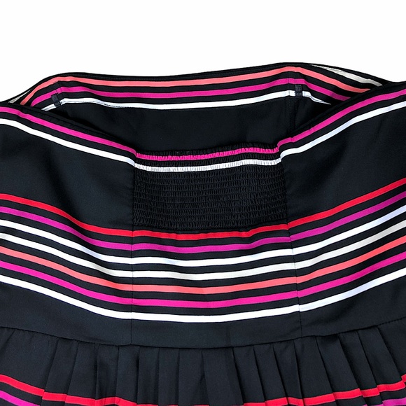 WHBM Striped Strapless Midi Dress - Picture 4 of 6